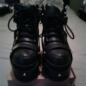 YRU Platform Bondage Sneakers